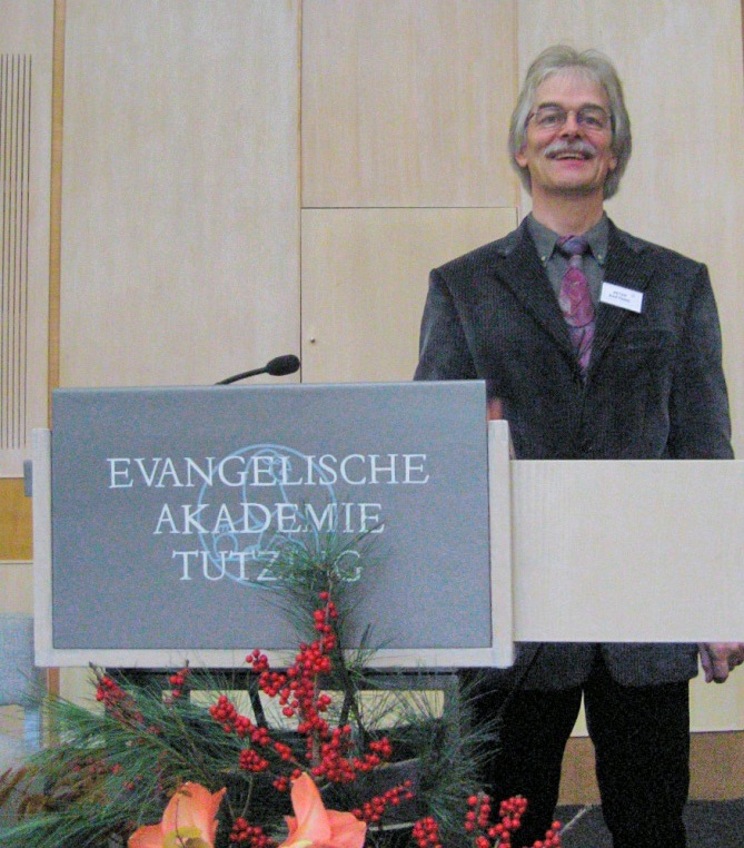Peter Bartning in der Ev. Akademie Tutzing.